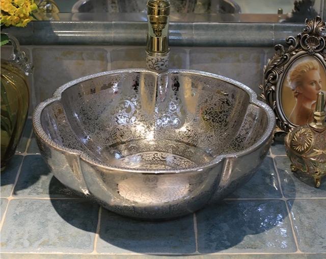 Bathroom Accessories Washing Basin Sink Porcelain