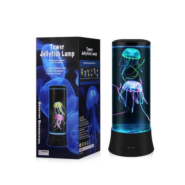 Aquarium led fantasy jellyfish light tank jelly fish led night light