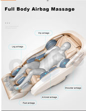 Load image into Gallery viewer, Japanese 3D Luxury Electric 4d zero gravity Full Body Shiatsu Recliner massage chair Customs Data
