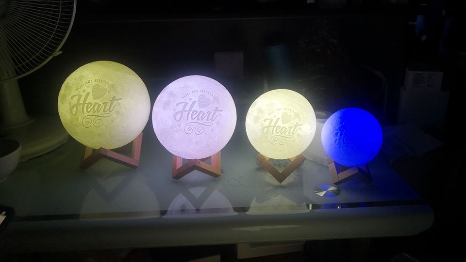 Moonlamp Color changing remote control