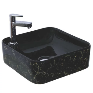Bathroom Accessories Wash Basin Marble Style Counter Top
