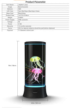 Cargar imagen en el visor de la galería, Aquarium led fantasy jellyfish light tank jelly fish led night light
