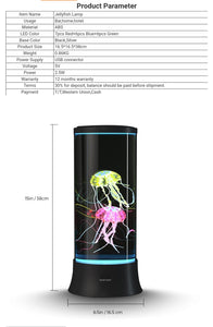 Aquarium led fantasy jellyfish light tank jelly fish led night light