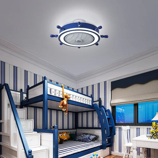 EUROPEAN CEILING LAMP WITH FAN