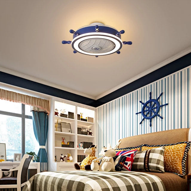 EUROPEAN CEILING LAMP WITH FAN
