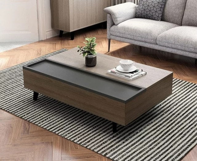 Modern Furniture Wood Panel Tea Table For Home