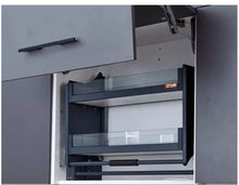 Cargar imagen en el visor de la galería, Cabinet pull out wall unit pull down cabinet system lift basket 400 to 800mm
