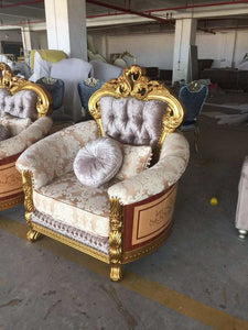 European style luxury hand carved sofa set antique royal