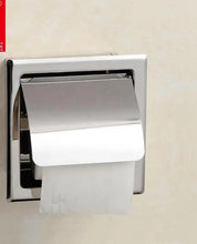 Загрузить изображение в средство просмотра галереи, Built in tissue Holder Box 304 stainless steel
