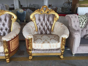 European style luxury hand carved sofa set antique royal