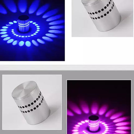 Plafonnier de couloir à 7 couleurs changeantes avec télécommande