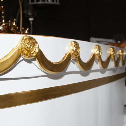 LUXURY Golden Sauna Wood Bathtub