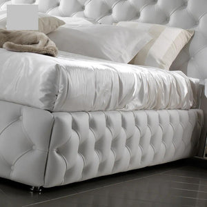 High Quality Bed Room Furniture Sets Luxury Wooden Bedroom Furniture with PU Leather Upholstery