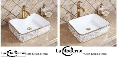 Porcelain bathroom accessories wash basin