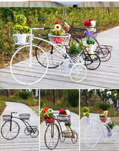 Load image into Gallery viewer, Indoor and Outdoor Creative Metal iron Wire Display Bicycle Flower Pot Stand
