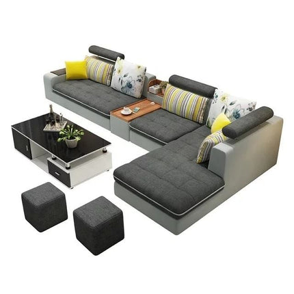 Neues Design 2020: Großes Sofa-Ecksofa für das Wohnzimmer