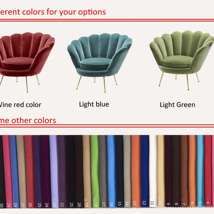 Luxury chaise lounge modern arm sofa chair home furniture living room leisure chair