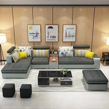 Neues Design 2020: Großes Sofa-Ecksofa für das Wohnzimmer