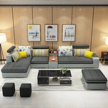 Lade das Bild in den Galerie-Viewer, New Design 2020 furniture set design large sofa sectional combination sofa for living room
