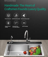 Load image into Gallery viewer, Intelligent stainless steel 304 platinum ion sink
