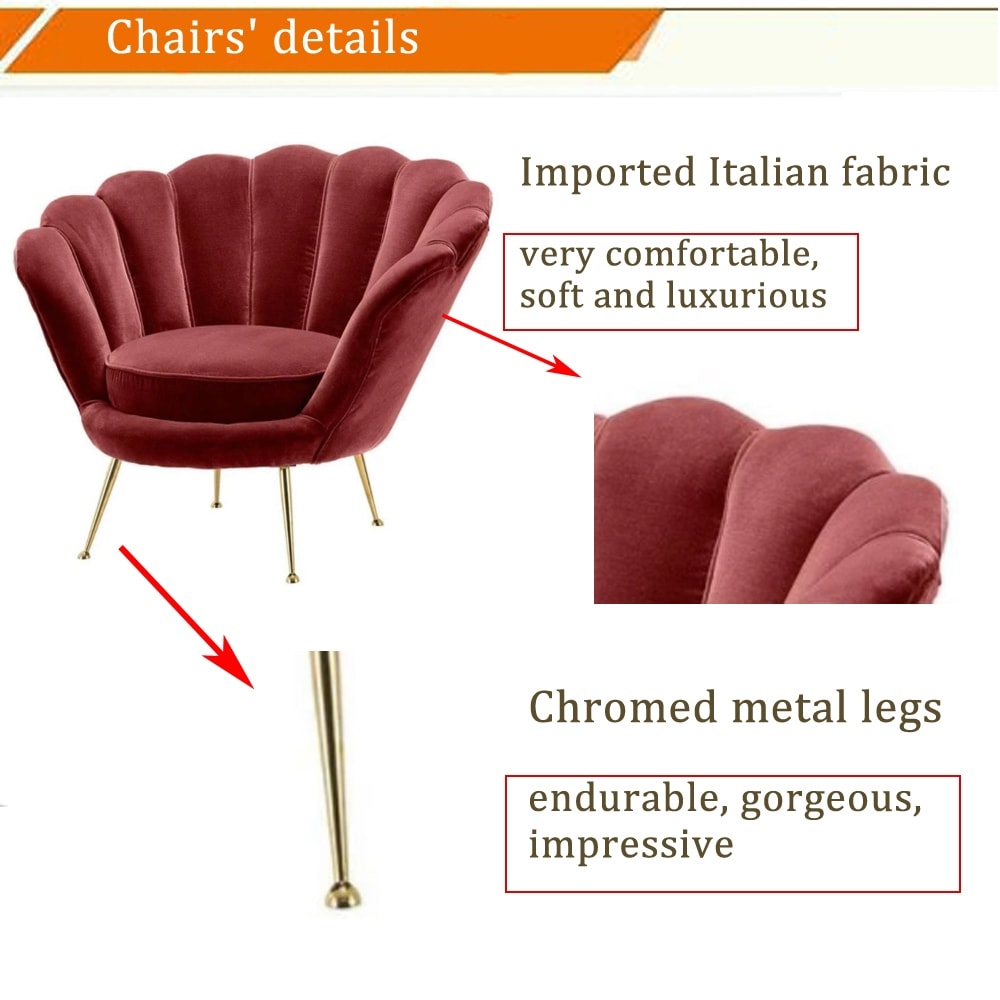 Luxury chaise lounge modern arm sofa chair home furniture living room leisure chair