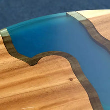 Load image into Gallery viewer, SMALL Center TABLE SOLID WOOD Made of Resin and stainless steel
