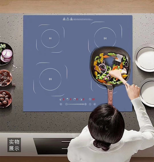 Japanese Glass Blue Stove Copper Coil Germany