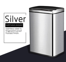 Load image into Gallery viewer, Stainless steel sensor Trash Can 48 liter
