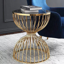 Load image into Gallery viewer, 48*48*50 cm Modern furniture living room metal wire frame marble side coffee table
