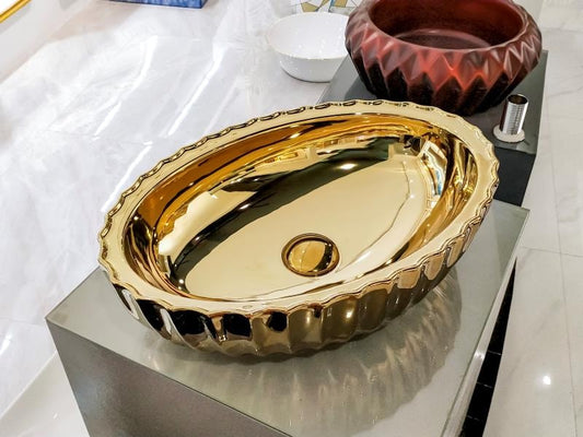 Gold Basin Bathroom Accessories