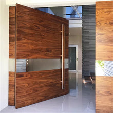 Load image into Gallery viewer, American Top notch export. Thailand oak wood solid / Waterproof, moisture proof, scratch proof, Non deform Steel Security Interior Door with frames (note: price depends on the size of your door )
