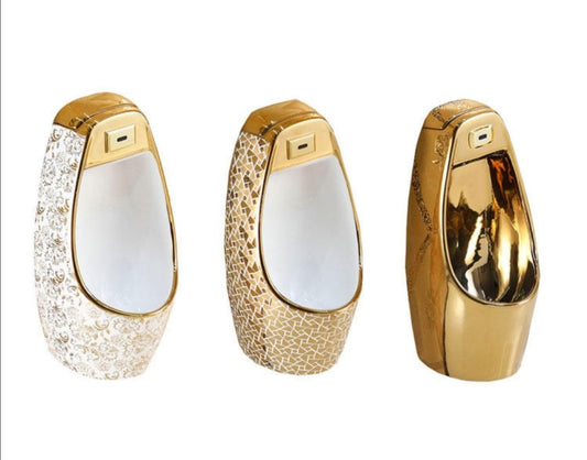 Luxury Mens Sensor Toilet Urinal Electroplating Sensor Hanging