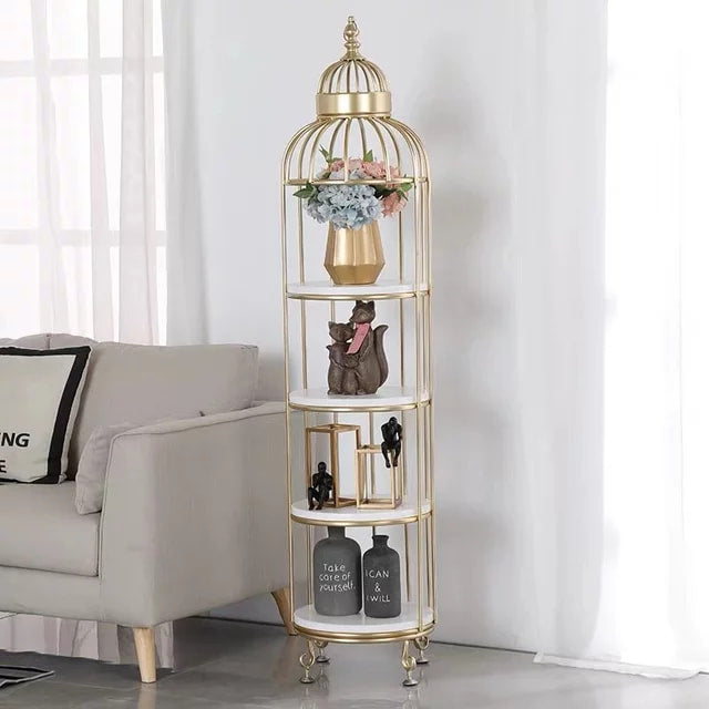 METAL IRON BIRDCAGE DECOR