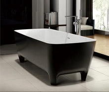 Load image into Gallery viewer, Marble Resin Bathtub Black Your choice of Resin or Ceramic
