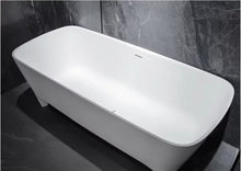 Load image into Gallery viewer, Marble Resin Bathtub Black Your choice of Resin or Ceramic
