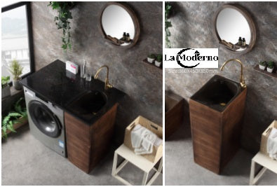 Modern Porcelain Pedestal Wash Porcelain Basin