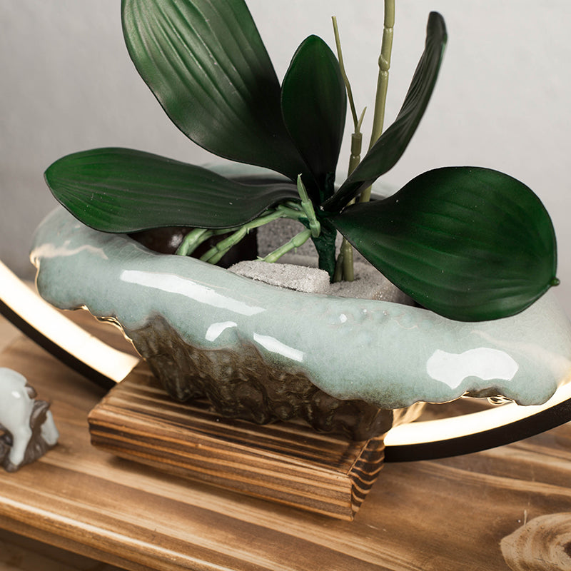 Luxury Home Decor Molandi Style Ceramic Vase for Plant/Flower Running water Flower Vase