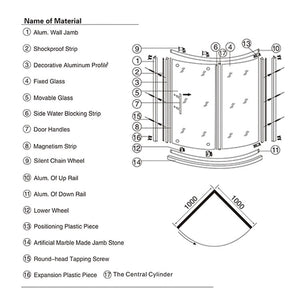 Bathroom accessories Shower Enclosure