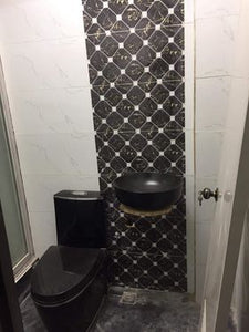 TOILET BLACK SET