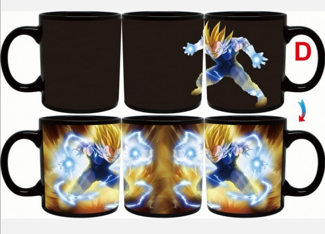 11 oz GOKU Ceramic Mug color changing hot and cold Dragonballz Mug