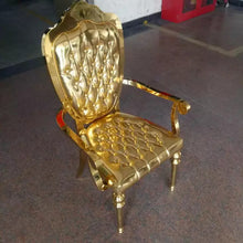 Load image into Gallery viewer, Luxury gold chair

