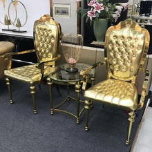 Load image into Gallery viewer, Luxury gold chair
