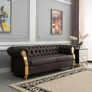 Brittany Black Sofa Set