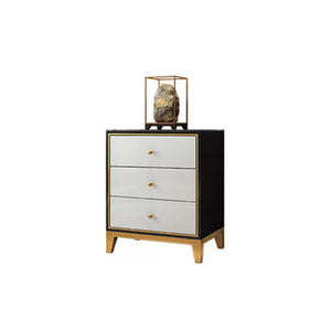 Modern Metal Gold Cabinet