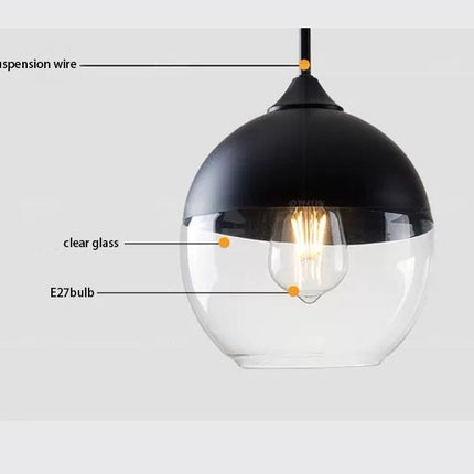 Nordic Home Designer Glass Melt Pendant Lamp Modern Chandelier Light