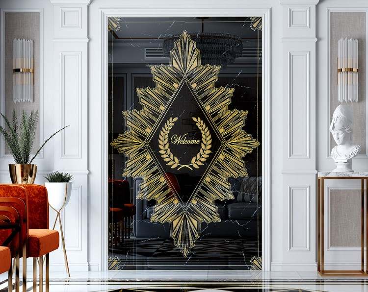 Ceramic Welcome Carpet or Wall Tiles Luxury Villa wall decor