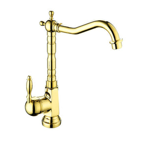 Wash Basin Deck Faucet Gold Luxury