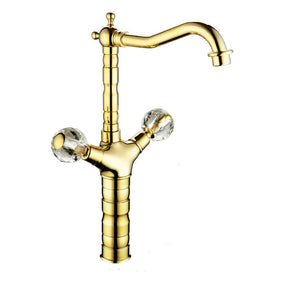 Wash Basin Deck Faucet Gold Luxury