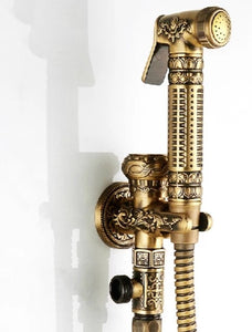 Luxury Bidet Antique Style Brass