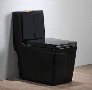 Luxury Black Edition Toilet Ceramic Tornado Flush
